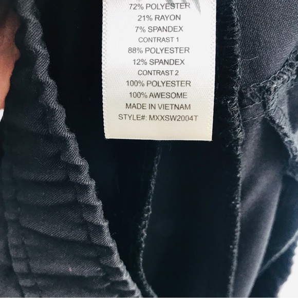 Fig's Men's Tansen Jogger Scrub Pants in Black Size Small Tall - Picture 5 of 8